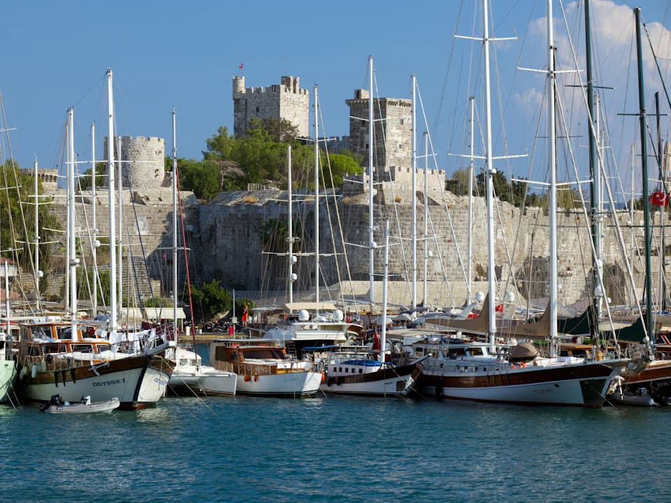 Bodrum Castle and the marina